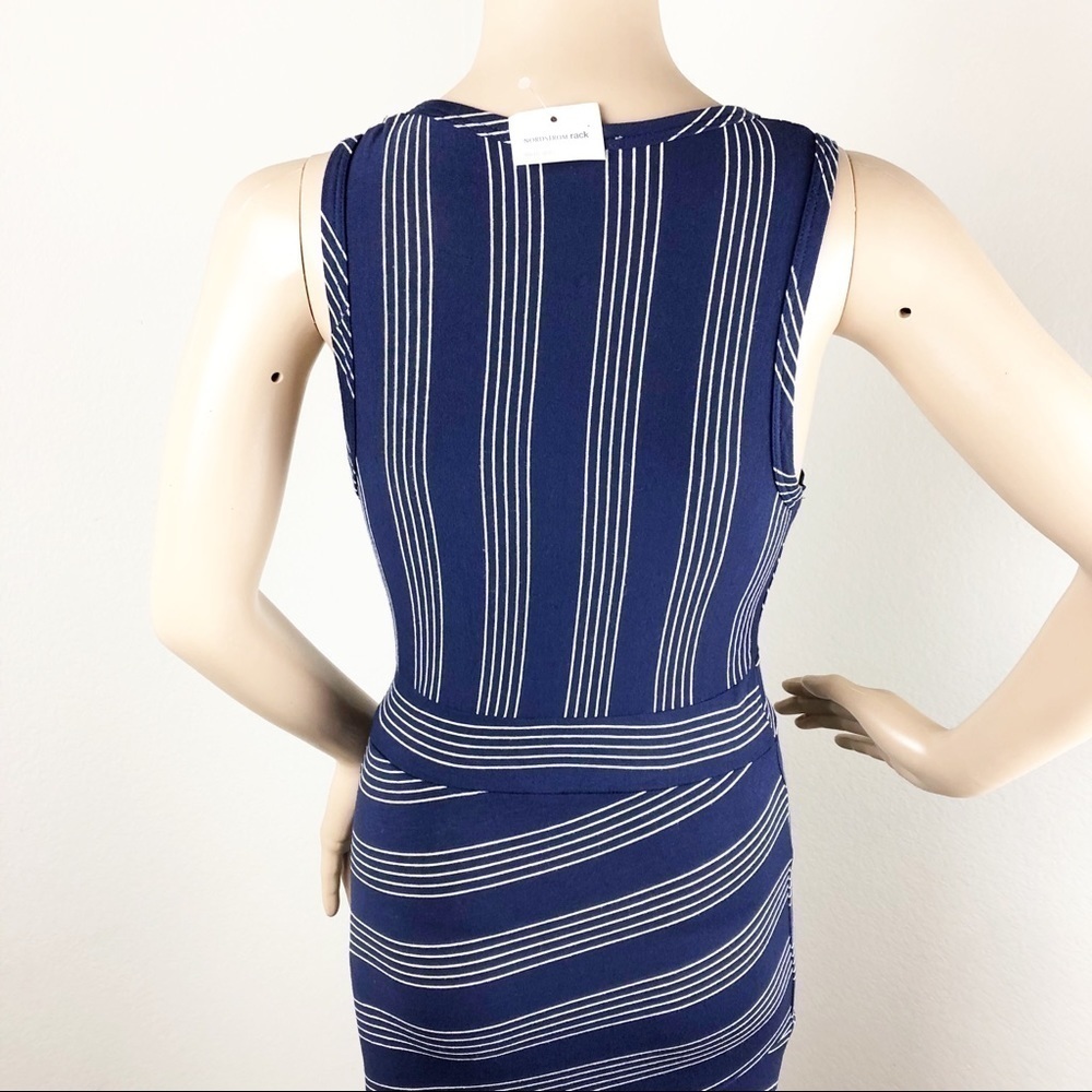 NEW Go Couture blue and white striped maxi dress - Picture 5 of 7